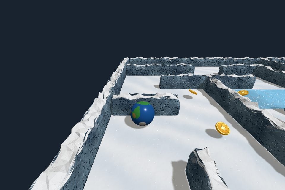 Exploring the Glacier maze from inside, behind the marble