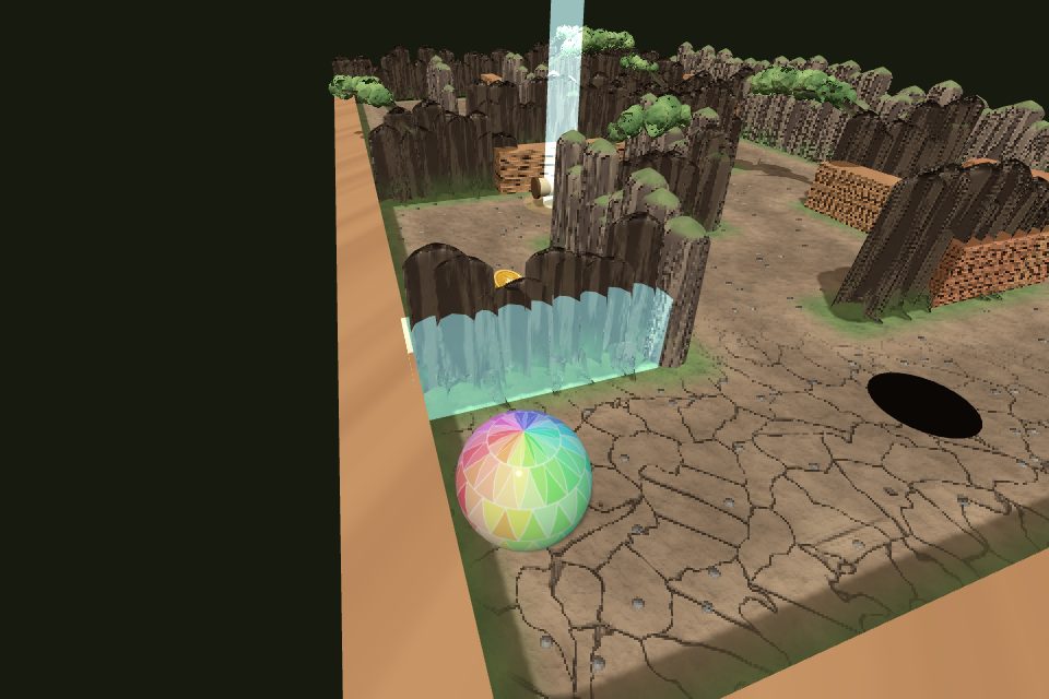 Exploring a forest maze as Glint: Clear Sight makes a false wall shimmer, and a beam of light marks the diary page behind it
